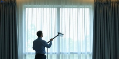Commercial curtain stain removal service bridgeman-downs hotels offices restaurants
