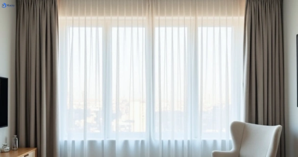 Freshly steam cleaned curtains in bridgeman-downs QLD